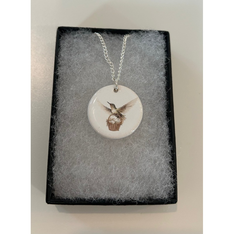 Stockwell Ceramics Pendant {Willow Cottage Bird}