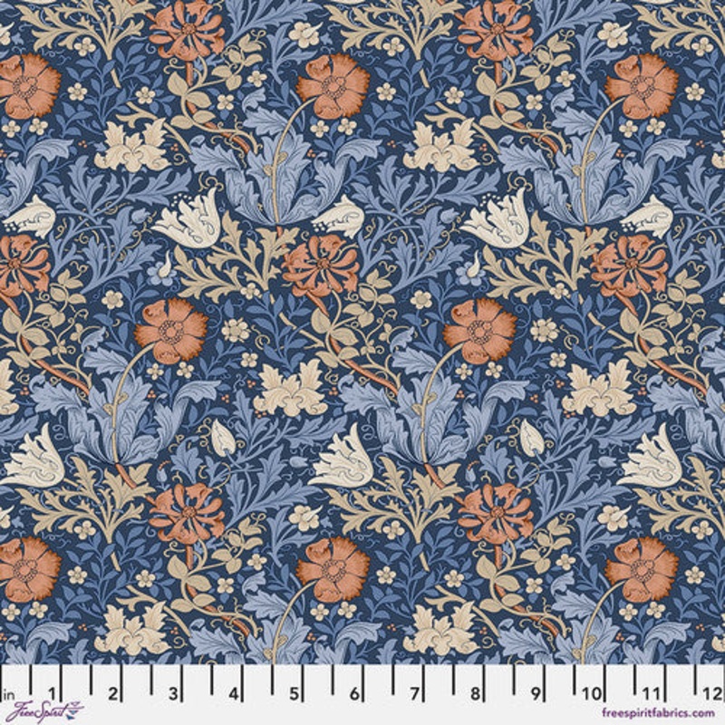 Bexleyheath By Morris & Co. Compton Inky COTTON LAWN