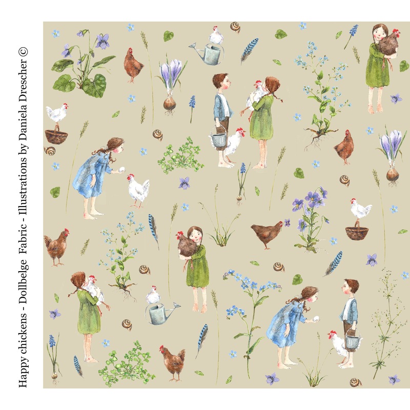 Dollbelge Fabric Daniela Drescher Bundle