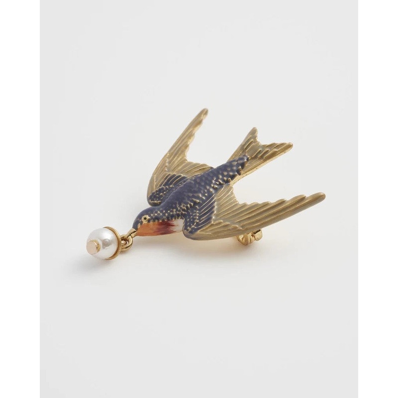 Fable England Swallow Brooch