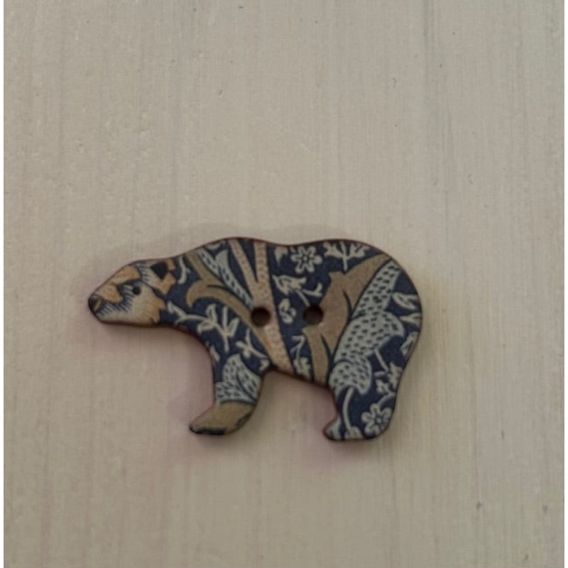 Stockwell Ceramics Button 46 Bear