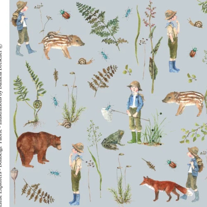 Dollbelge Fabric Little Explorers