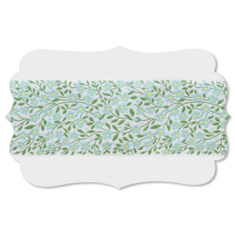Kafka Ribbon “Forget-me-nots” (Wide)