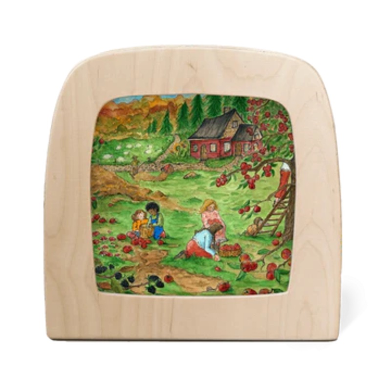 Eentje van Margo – Red Cottage: Autumn Silhouette