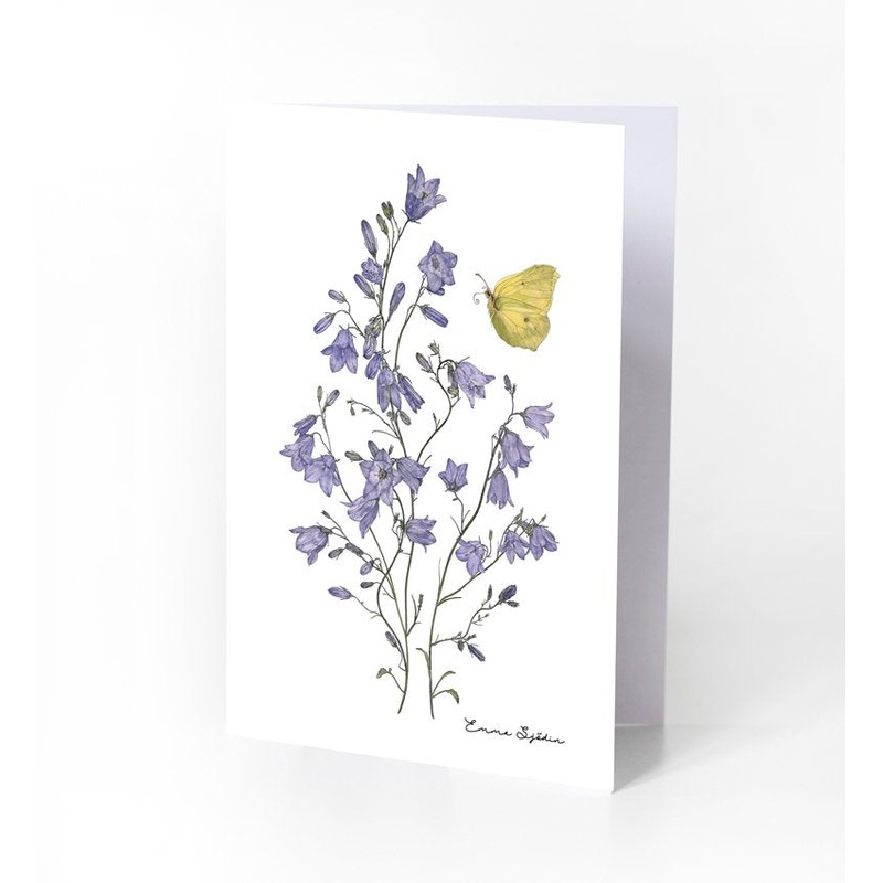 Emma Sjodin: Greeting Card, Bellflower
