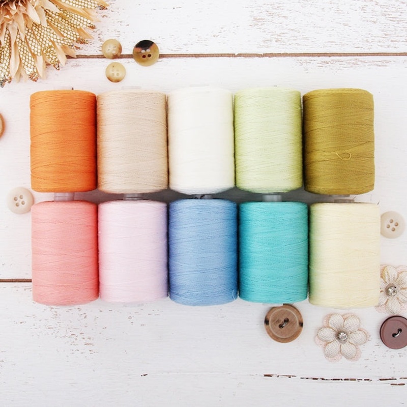 Cotton Quilting Thread Set – 10 Spring Tones – 1000 Meters