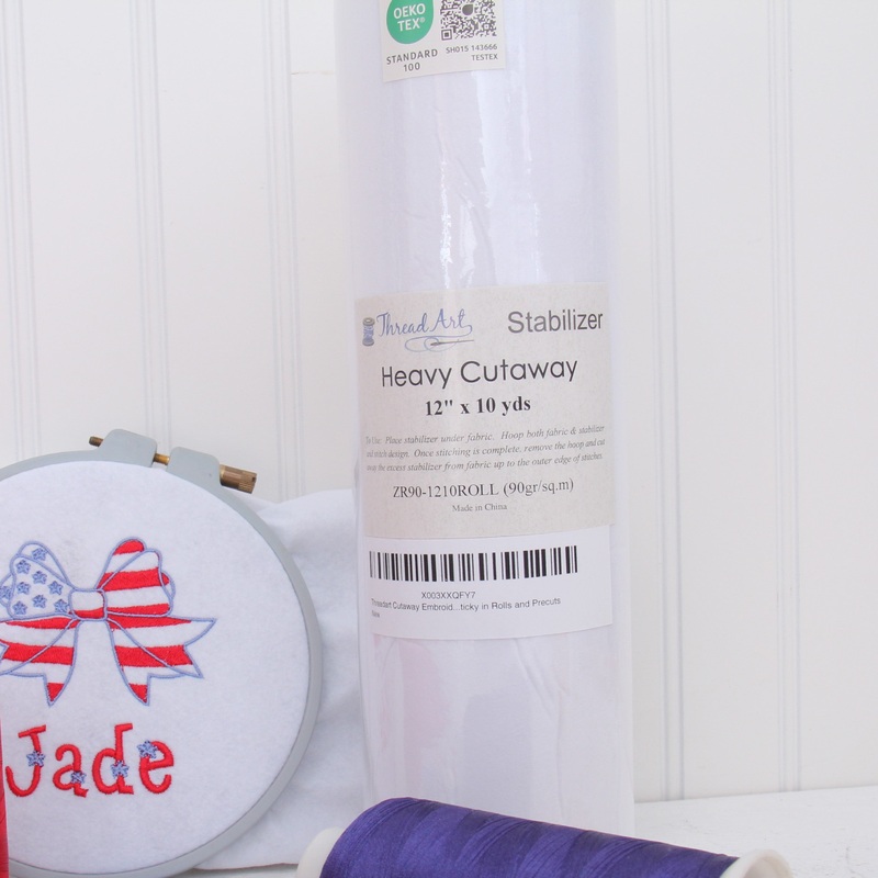 Heavy Cutaway Embroidery Stabilizer – 12 inch 10 yd roll