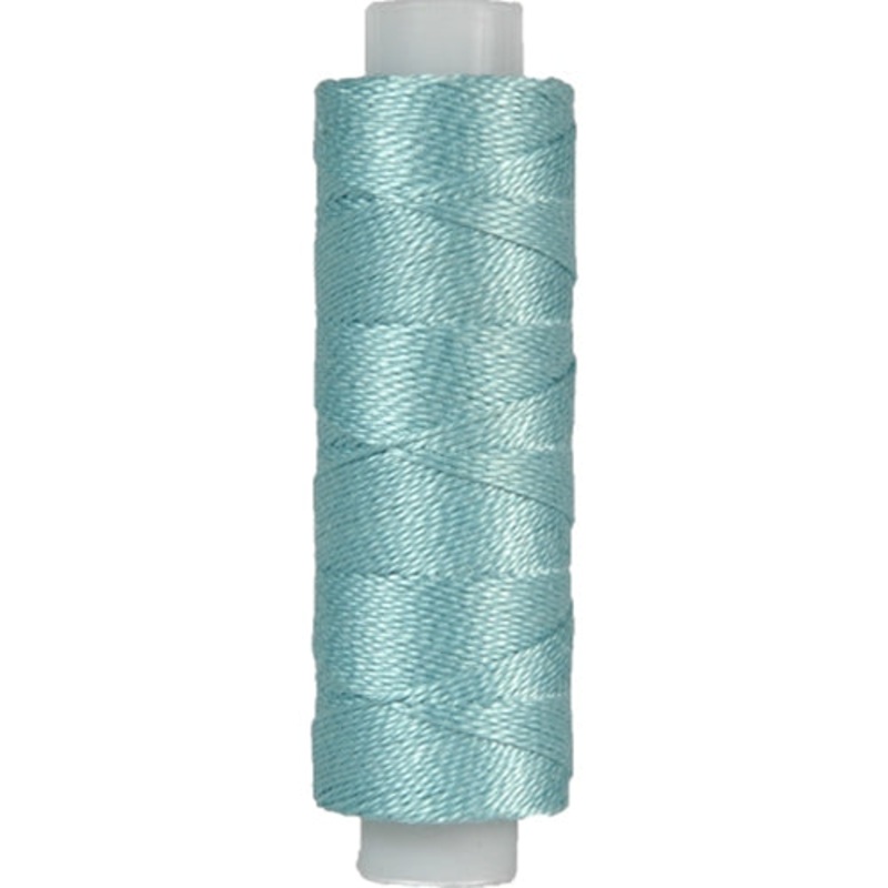 Perle (Pearl) Cotton Thread  – Size 8 – Sky Blue – 75 Yard Spools