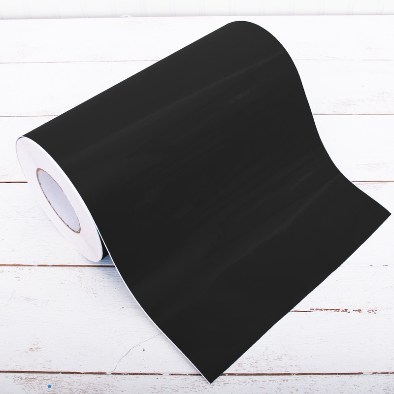 Permanent Vinyl Adhesive Black – 12″ Wide x 5 Yd Roll