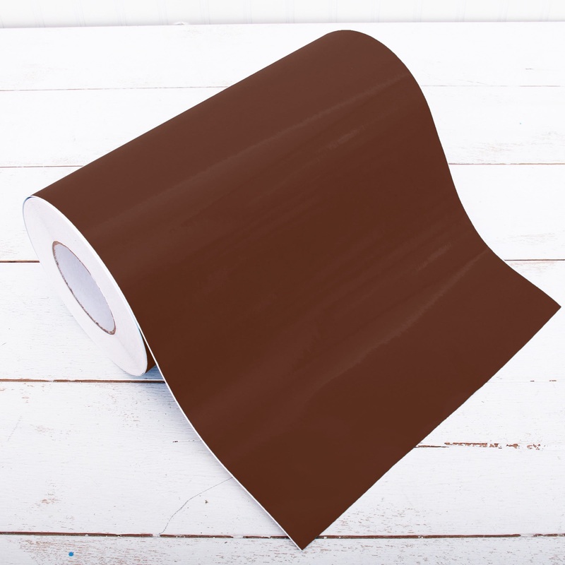 Permanent Vinyl Adhesive Coffee Brown – 12″ Wide X 5 Yd Roll