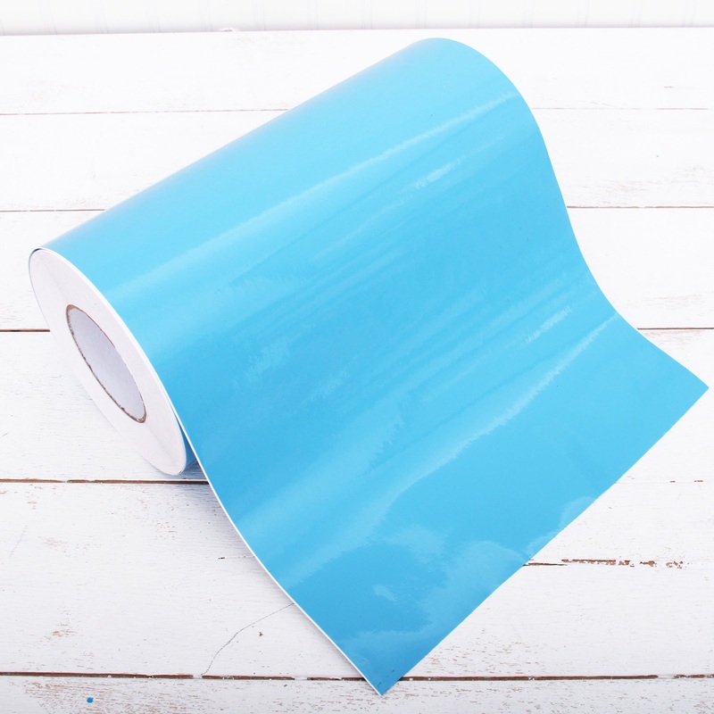 Permanent Vinyl Adhesive Ice Blue – 12″ Wide X 5 Yd Roll