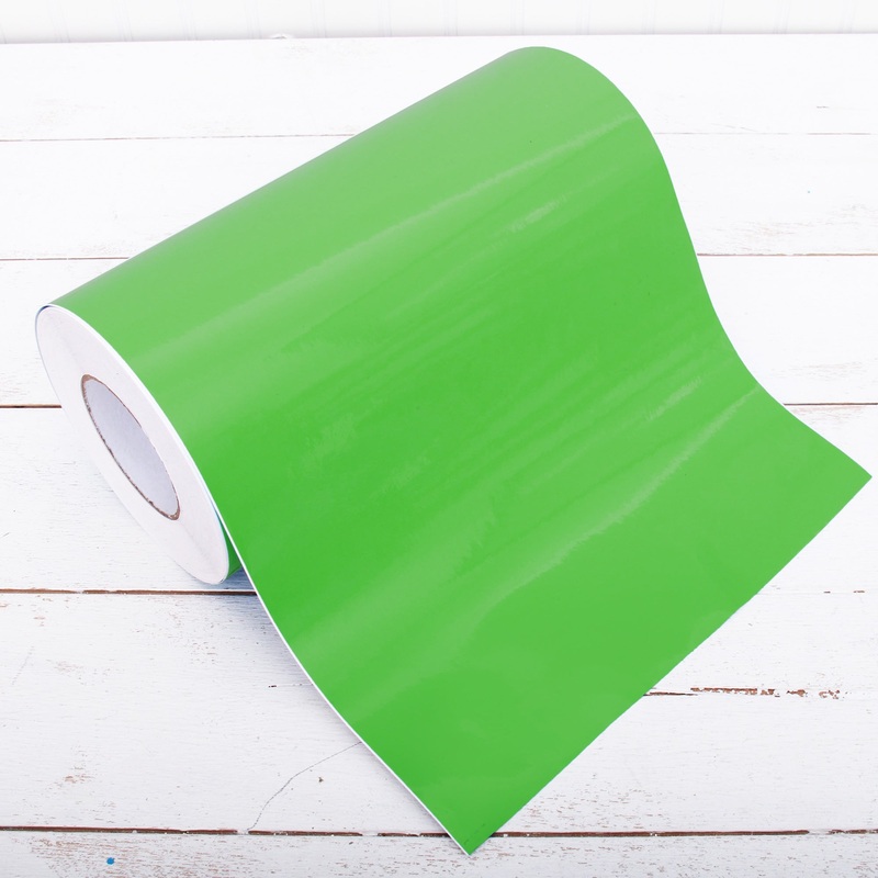 Permanent Vinyl Adhesive Lime Green – 12″ Wide X 5 Yd Roll