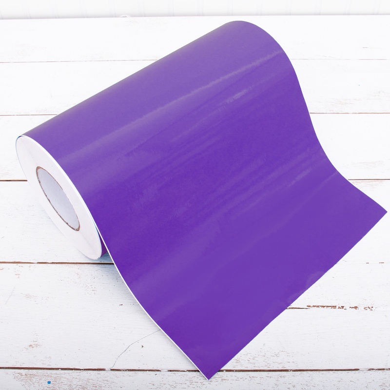 Permanent Vinyl Adhesive Purple – 12″ Wide X 5 Yd Roll