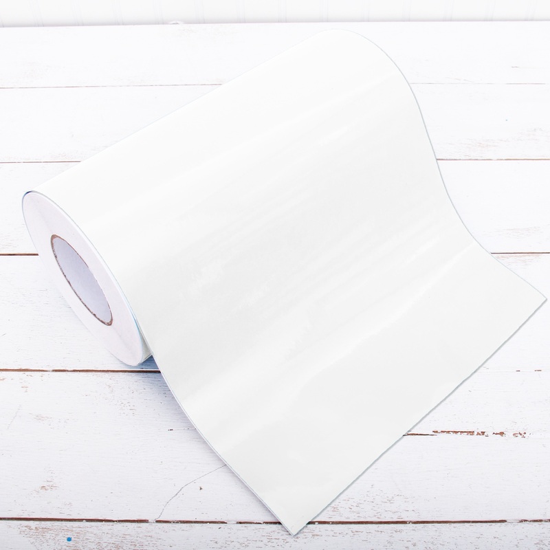 Permanent Vinyl Adhesive White – 12″ Wide X 5 Yd Roll