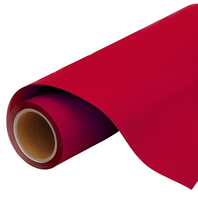 Puff 3D Heat Transfer Vinyl Film Red 20″ By The Yard