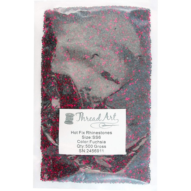 SS6 Fuchsia Rhinestones Bulk 500 Gross