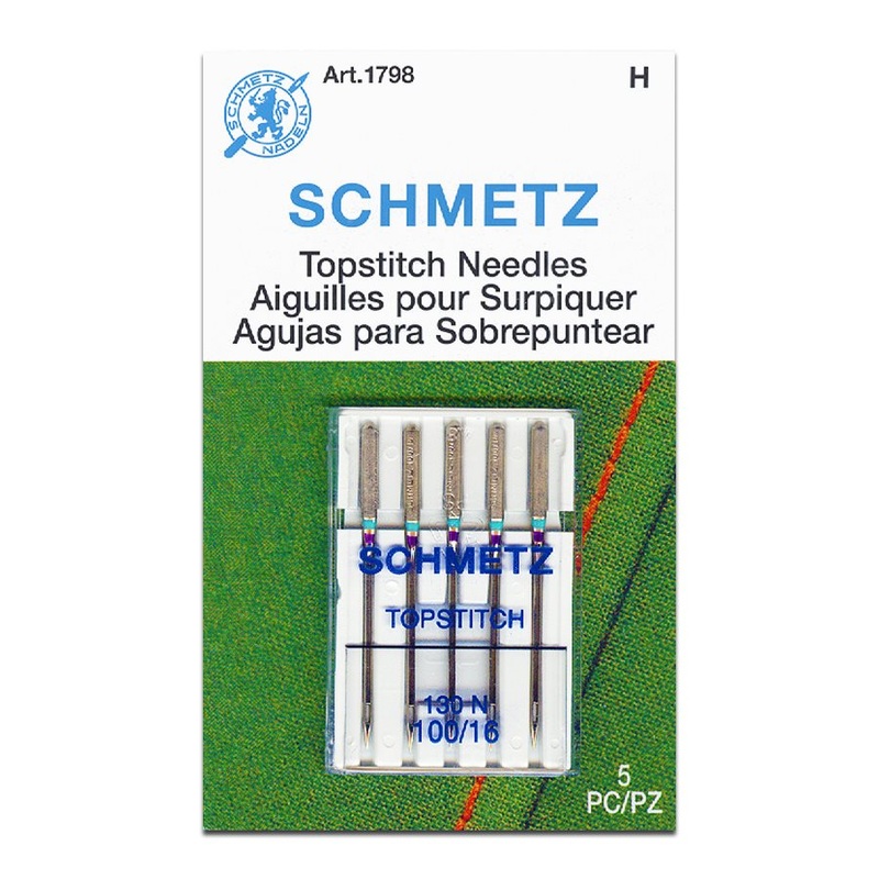 Topstitch Sewing Machine Needles -16/100