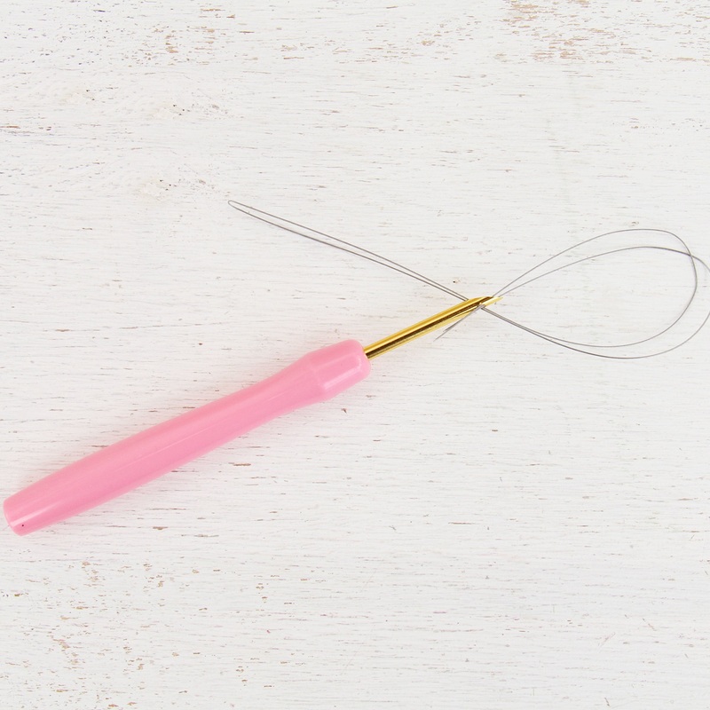 3.5mm Pink Punch Needle Tool With Threader
