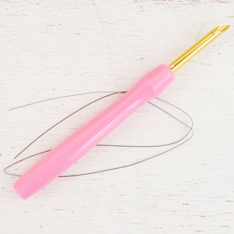 5mm Pink Punch Needle Tool With Threader