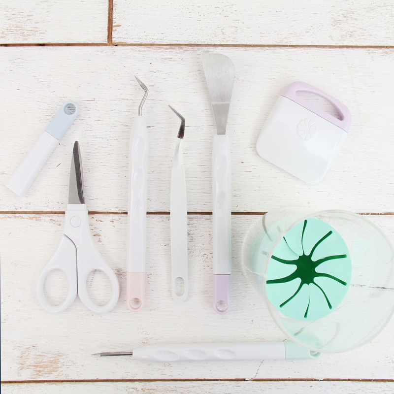 8 Piece Teal Craft Vinyl Tool & Accessories Kit for Cricut and Silhouette Machines