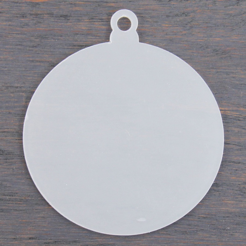 Acrylic Blank – Circle Ornament