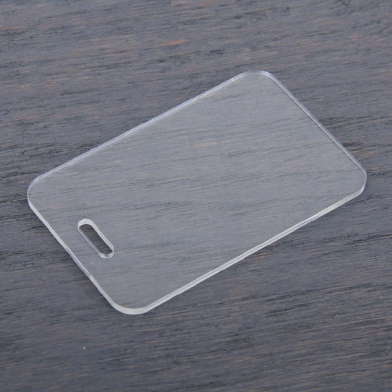 Acrylic Blank -Rectangle Tag