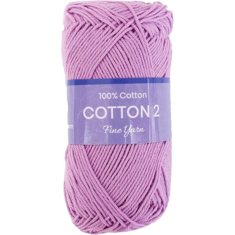 Crochet Cotton Yarn – Lavender – #2 Sport Weight – 50 gram skeins – 165 yds