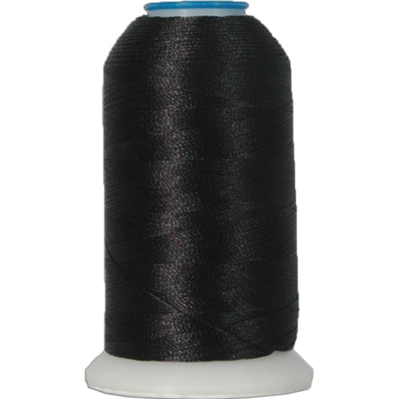 Black Embroidery Thread No. 102 – 1000 Meters Machine Embroidery Polyester Thread