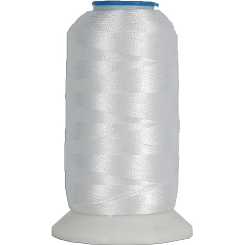 White Embroidery Thread No. 101 – 1000 Meters Machine Embroidery Polyester Thread