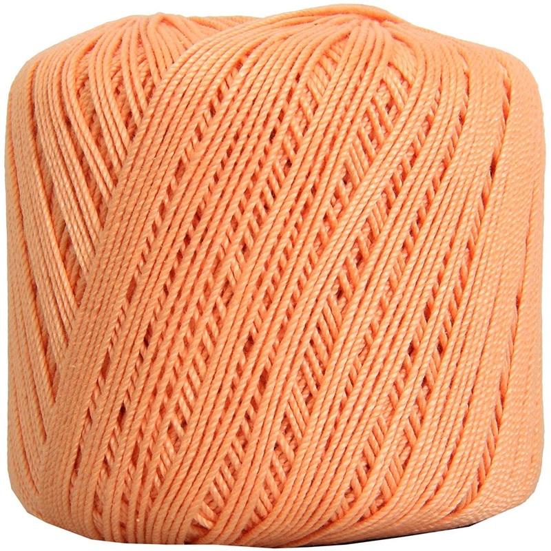 Cotton Crochet Thread – Size 10 – Apricot – 175 Yds