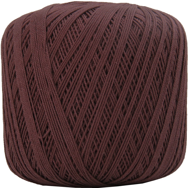 Cotton Crochet Thread – Size 10 – Chocolate Brown – 175 Yds