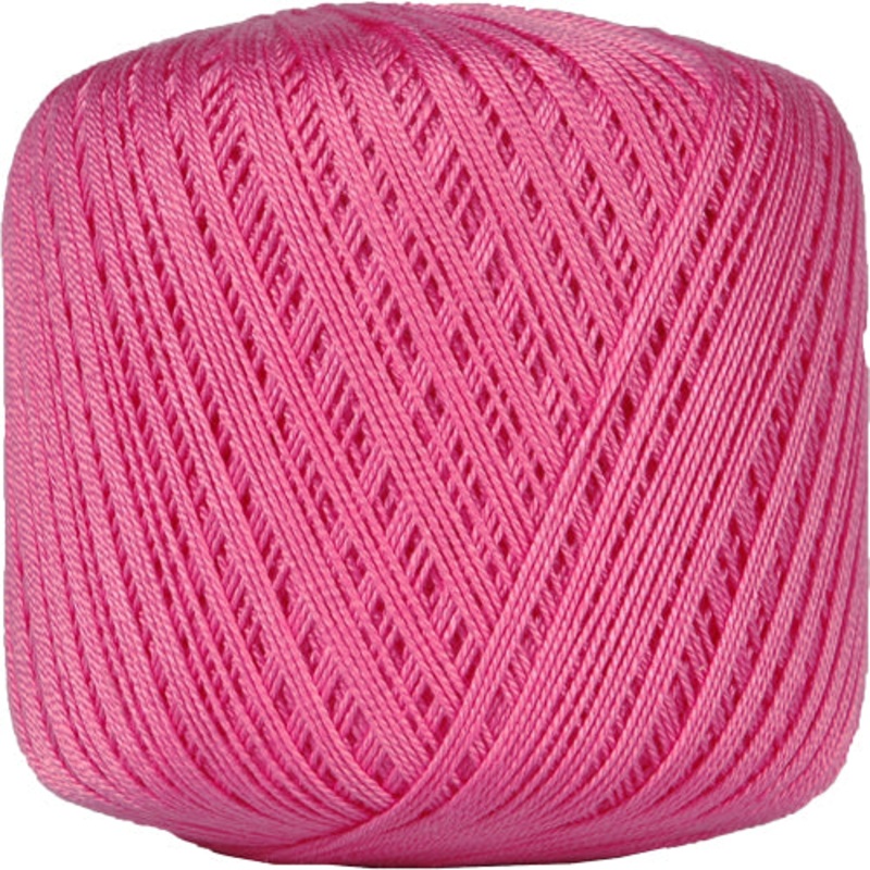 Cotton Crochet Thread – Size 10 – Hot Pink – 175 Yds