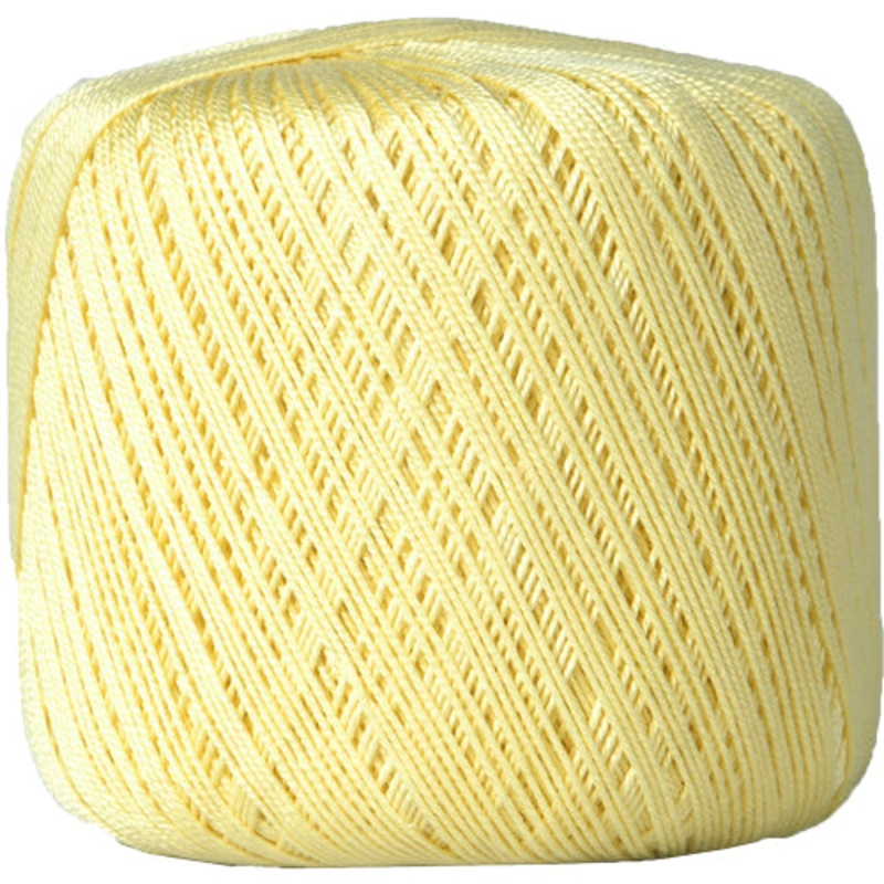 Cotton Crochet Thread – Size 10 – Lemonade – 175 Yds