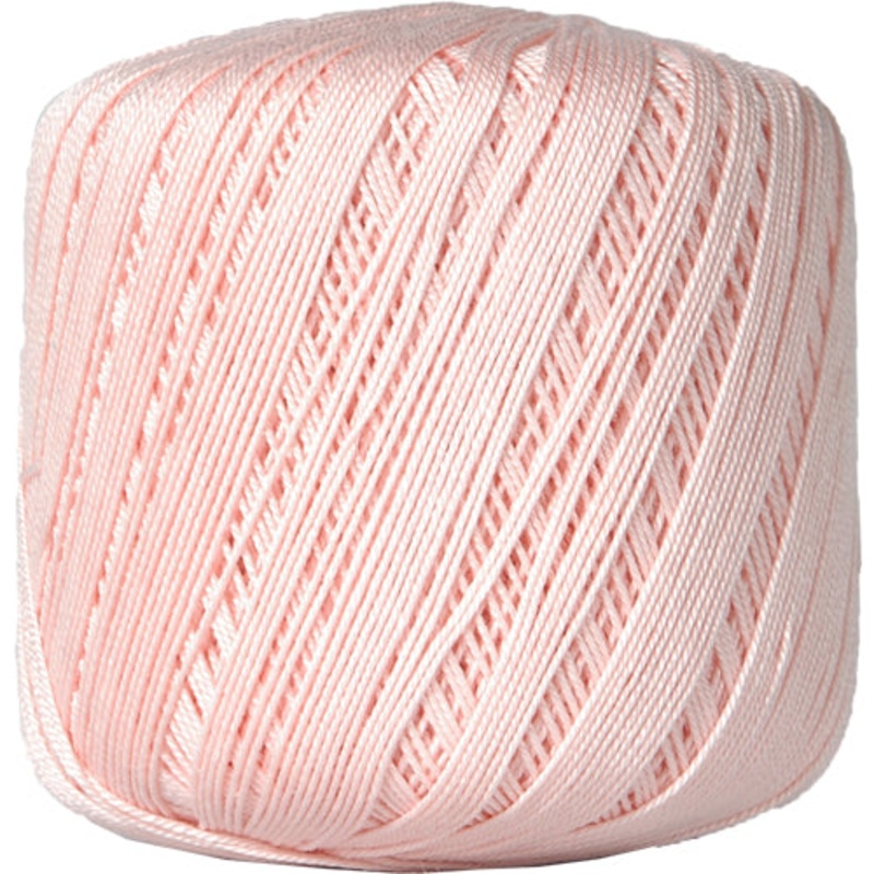 Cotton Crochet Thread – Size 10 – Lt. Pink – 175 Yds