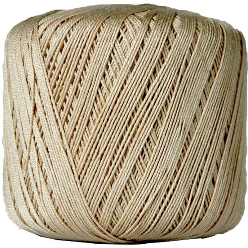 Cotton Crochet Thread – Size 10 – Tan – 175 Yds
