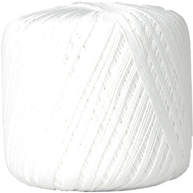 Cotton Crochet Thread – Size 10 – White – 175 Yds