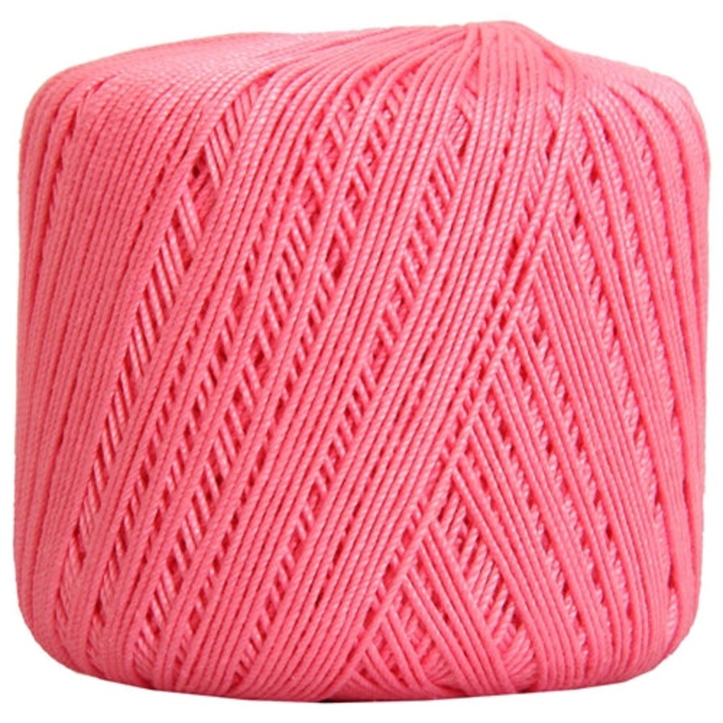 Cotton Crochet Thread – Size 3 – Pink- 140 yds