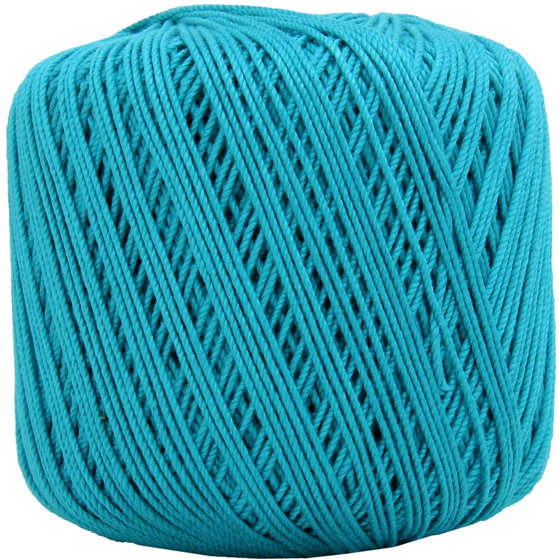 Cotton Crochet Thread – Size 3 – Turquoise – 140 yds