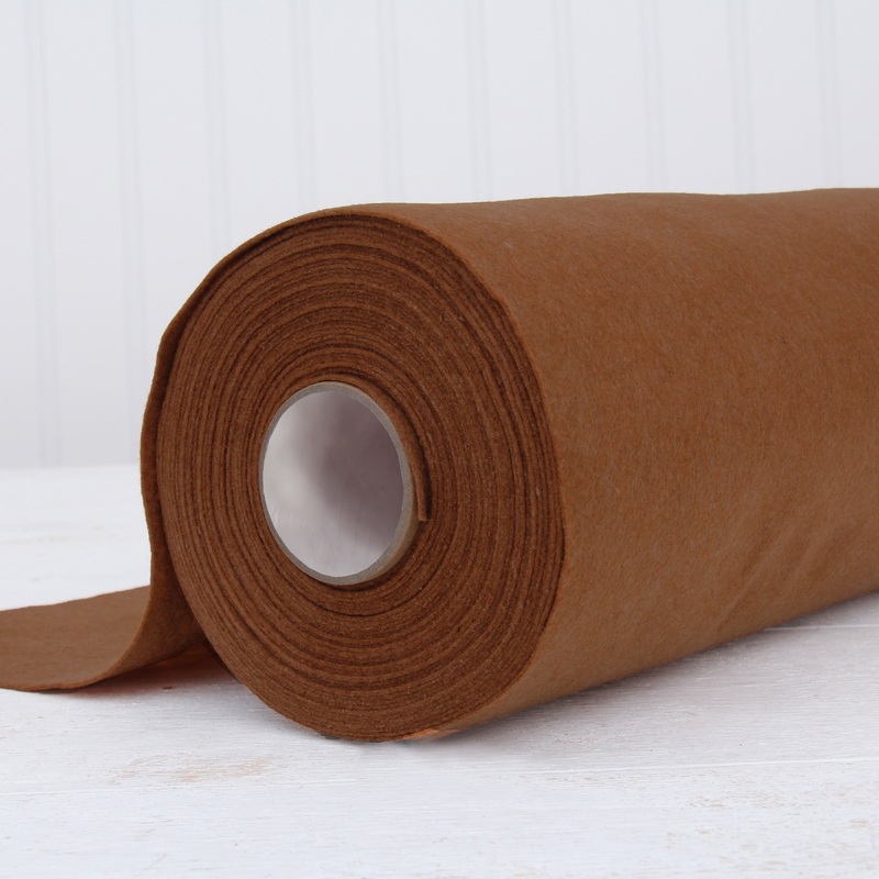 Brown Felt By The Yard – 36″ Wide – Soft Premium Felt Fabric