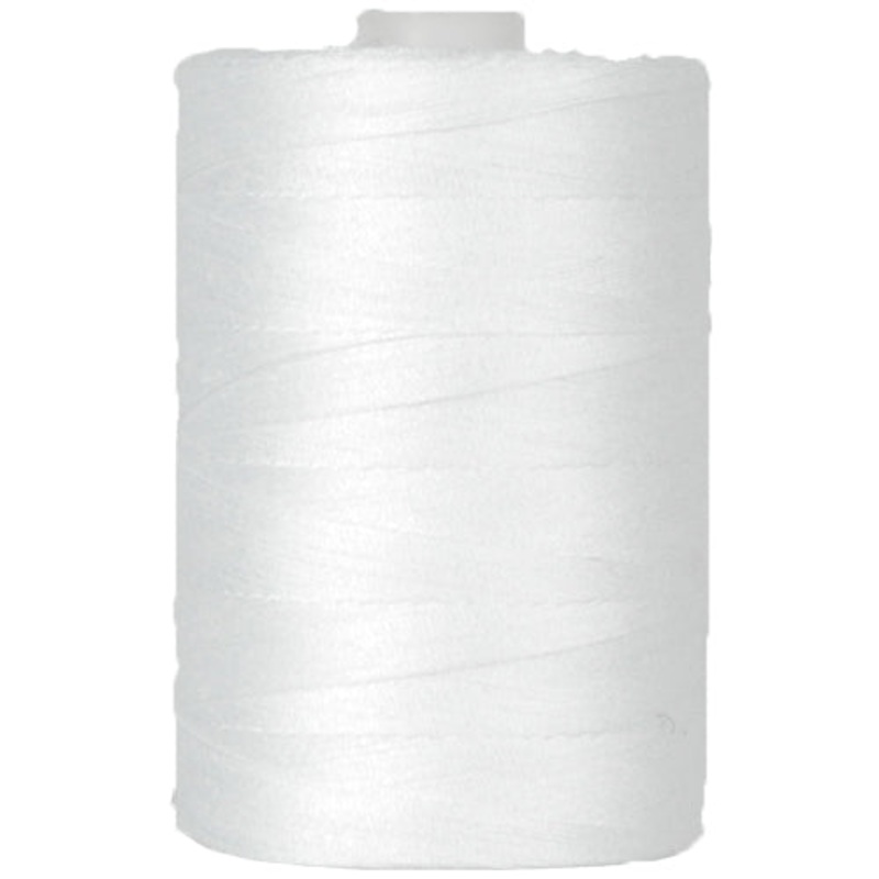 Cotton Quilting Thread – White – 1000 Meters – 50 Wt.