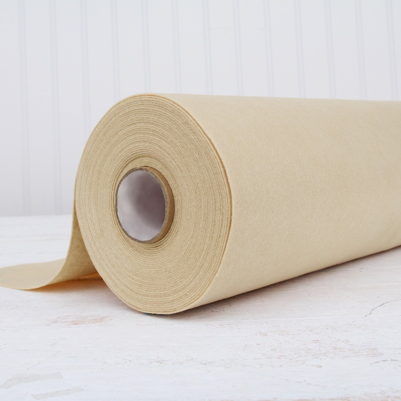 Cream Felt By The Yard- 36″ Wide – Soft Premium Felt Fabric