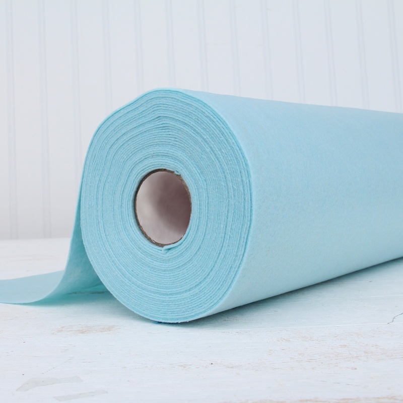 Light Aqua Felt By The Yard – 36″ Wide – Soft Premium Felt Fabric