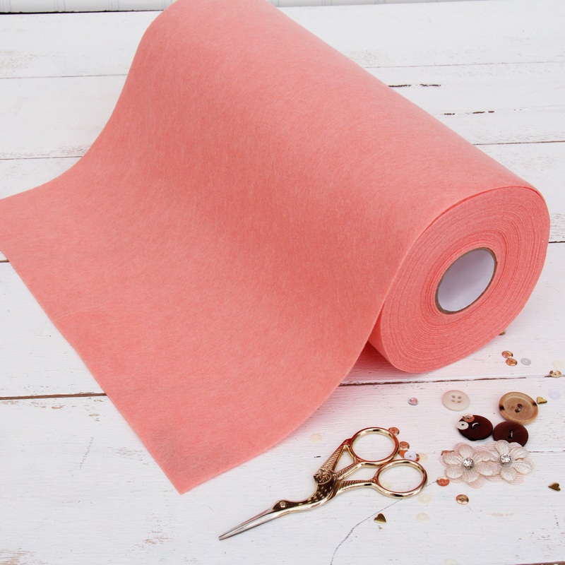 Melon Felt 12″ x 10 Yard Roll – Soft Premium Felt Fabric