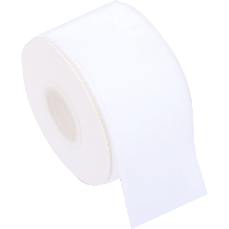 White Velvet Ribbon – Wide 2 1/4″ Roll – 5 Yards