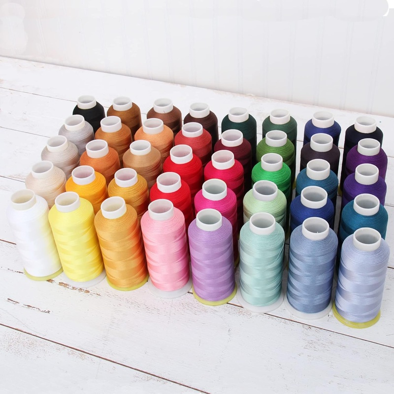 40 Cones Of 5000 Meters Polyester Machine Embroidery Thread – Vibrant