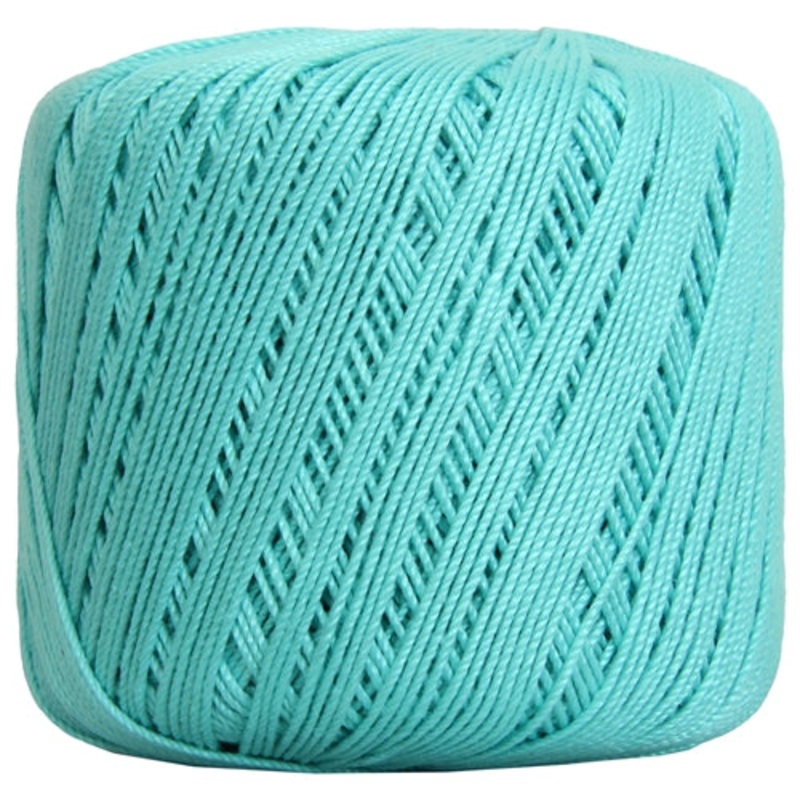 Cotton Crochet Thread – Size 3 – Aqua- 140 yds