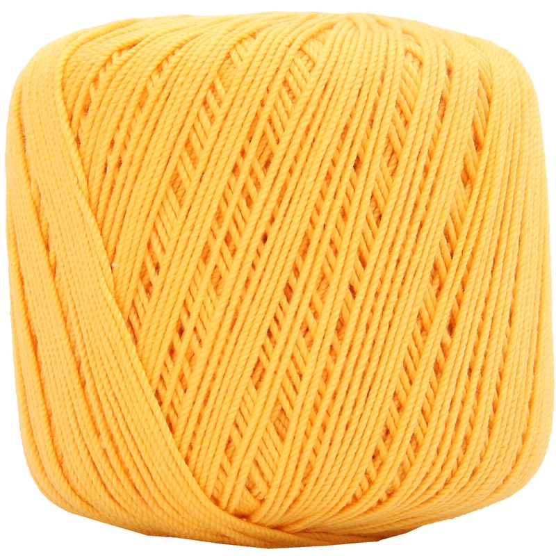 Cotton Crochet Thread – Size 3 – Pollen Gold – 140 yds