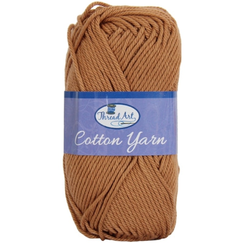 Crochet Cotton Yarn – #4 – Beige – 50 gram skeins – 85 yds
