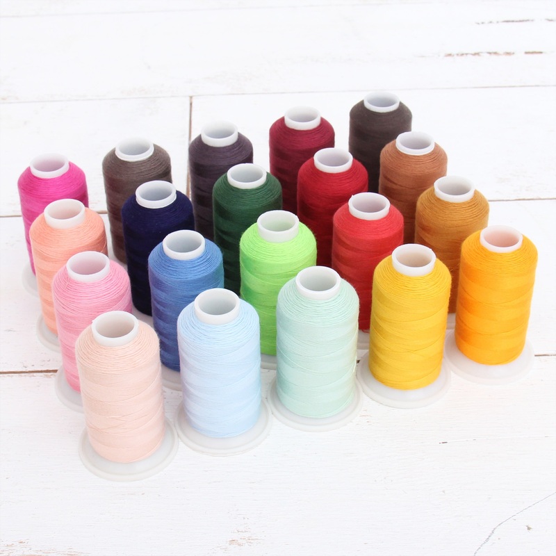 Sewing Thread 20 Spool Set – Essentials Collection