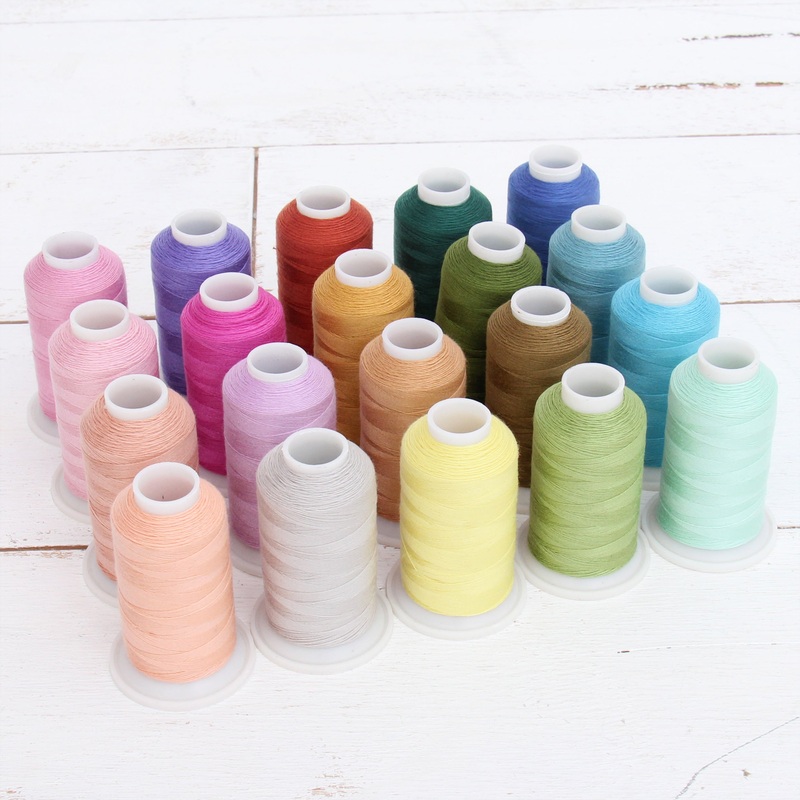 Sewing Thread 20 Spool Set – Vibrant Collection